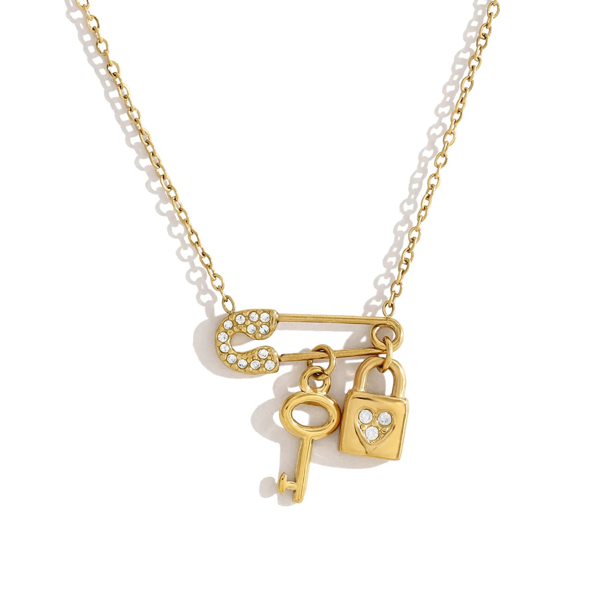 Lock & Luster Pendant Necklace
