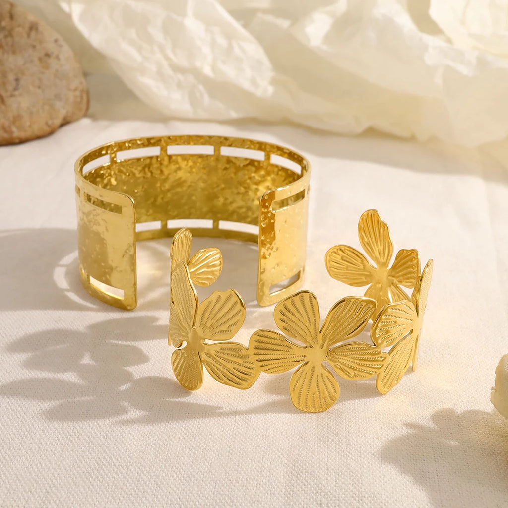 Golden Muse Statement Bangle