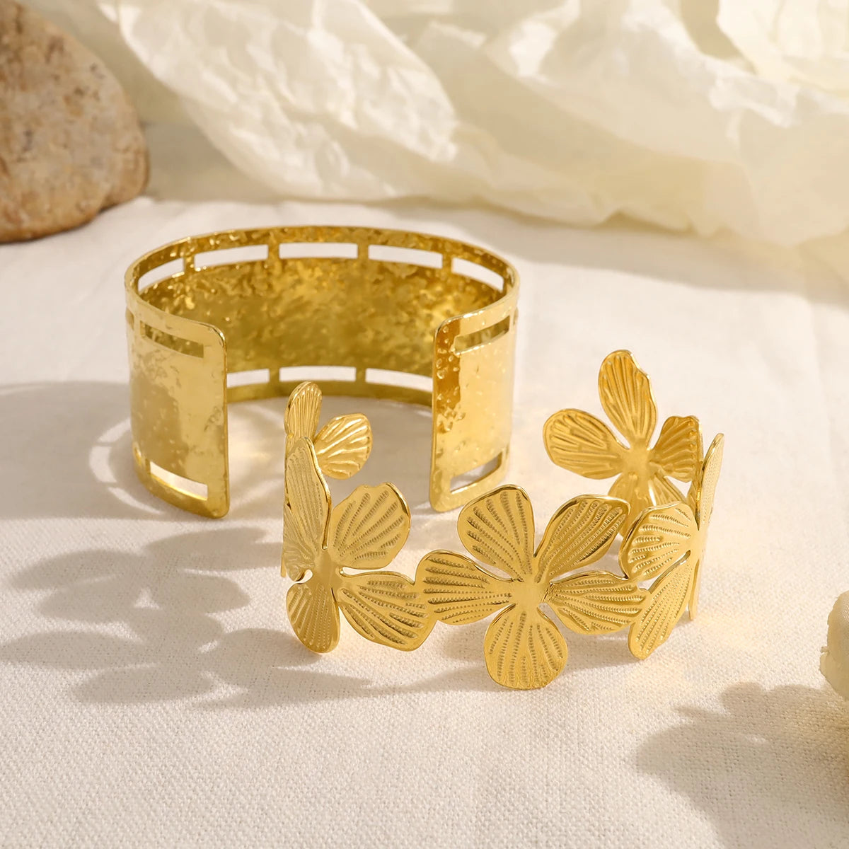 Golden Muse Statement Bangle
