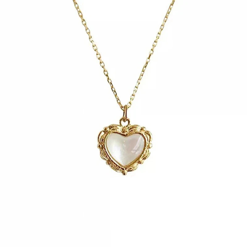 Golden Heartline Pendant