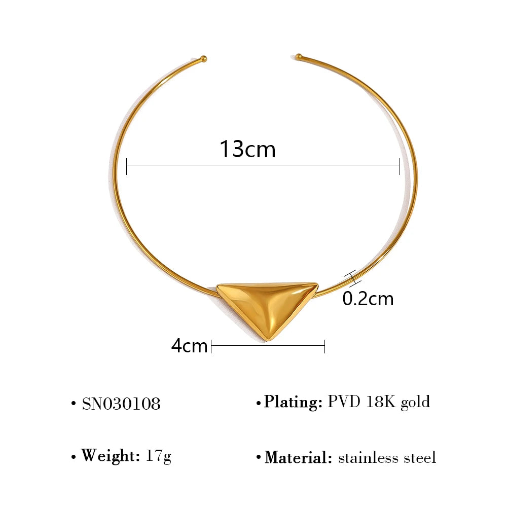 Eclipse Triangle Jewelry Set