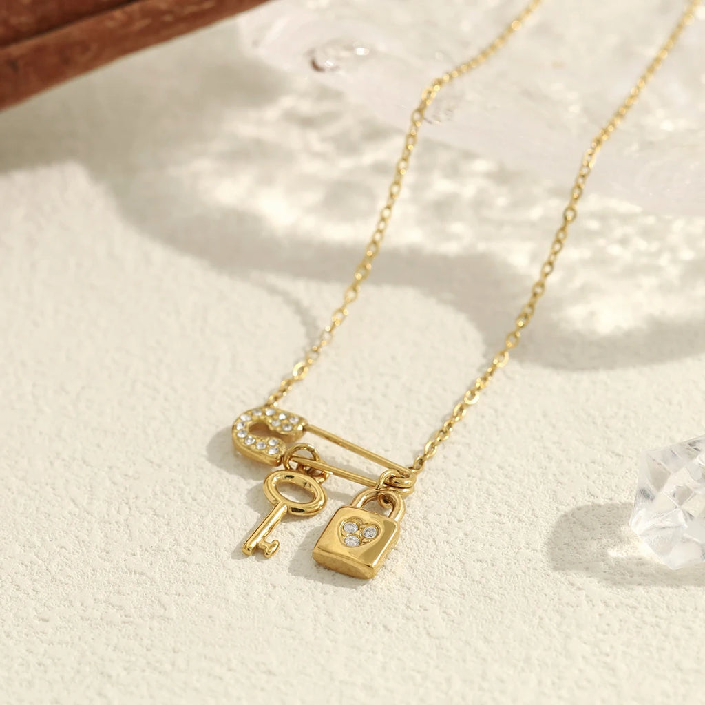 Lock & Luster Pendant Necklace